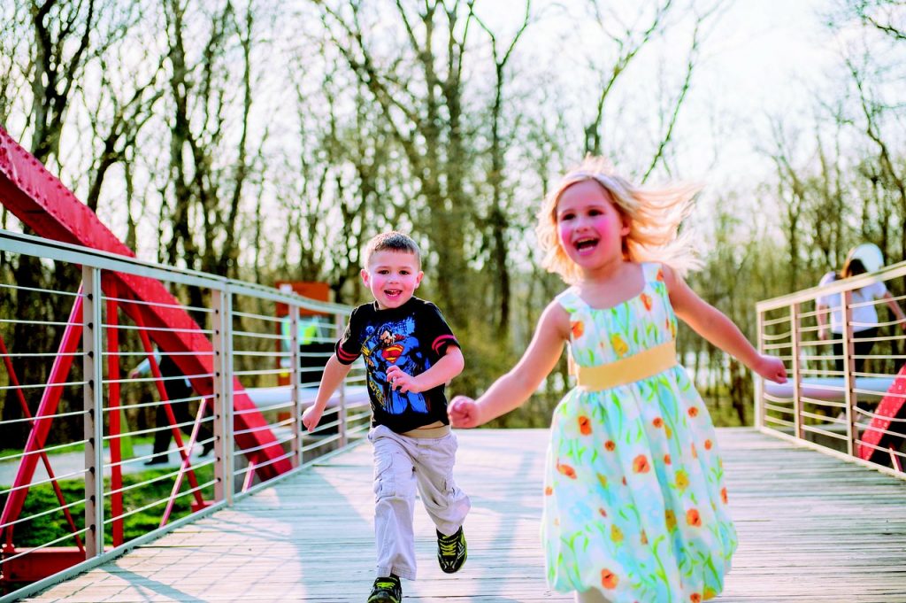 kids running, child, girl